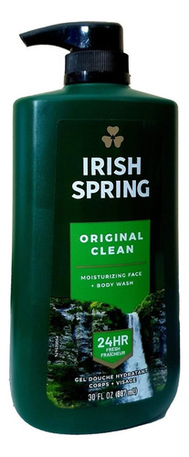 Jabón líquido Irish Spring Moisture Blast Body Wash dispensador