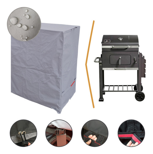 Funda Parrilla Chulengo Bbq Grill Campo Chico Impermeable!