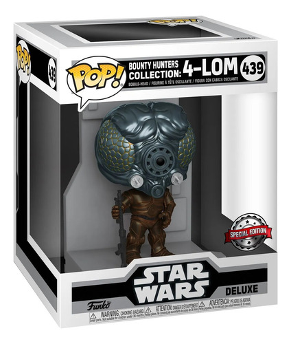 Funko 56107 Pop Deluxe Star Wars Bounty Hunter 4 Lom ( Mt )