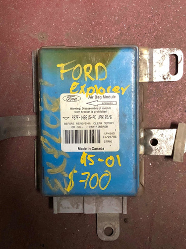 Módulo De Airbag Ford Explorer 95-01 F67f-14b215-ac