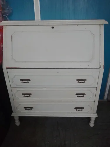 Gavetero De Madera Blanco (Usado)