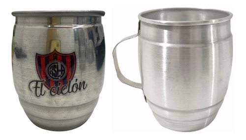 Vaso Jarro Chop Cervecero Aluminio Futbol 500 Cc Hsk / 12 Un