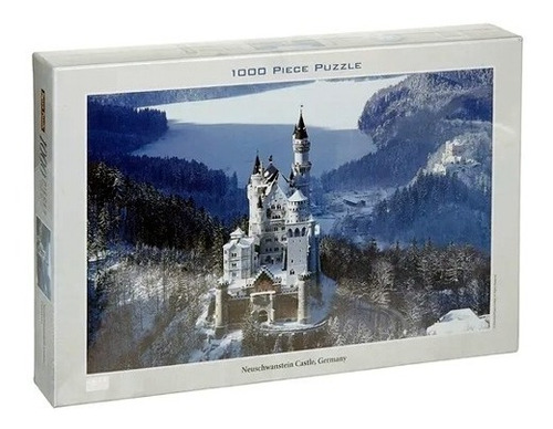 Puzzle Castillo Neuschwanstein (winter)-1000pz Tomax 100-174