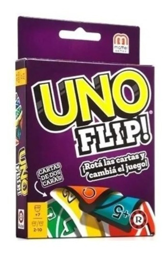 Uno Flip Juego De Cartas Original Mattel Ruibal Lloretoys