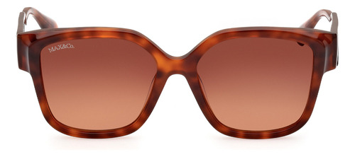 Lentes De Sol Marrón Degradados Max & Co Mo007552f Color Havana Varilla Havana Armazón Havana