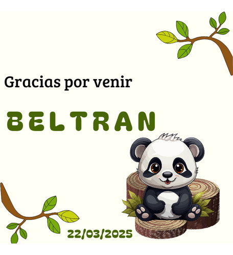 25 Tarjetas Personalizadas. Cumpleaños. Bodas. Comunión Beige