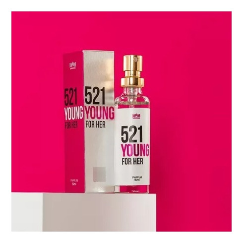 Perfume 521 Young For Her Amakha Paris 15ml Para Bolso Mulher