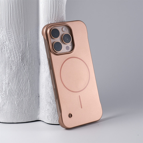 Fundas Magnéticas Sin Marco Para iPhone 16, 15, 14, 13, 12 Pro Max, Magsafe, Funda Trasera Ultrafina Y Dura Para Pc