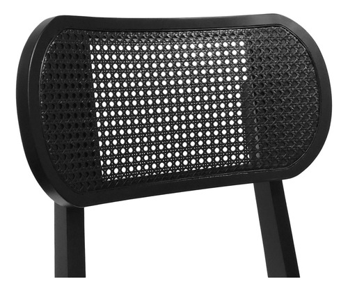 Kit 2 Cadeiras Organik Corano Preto - Preto