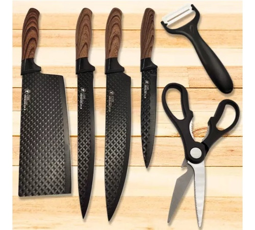 Set De Cuchillos Profesionales: 6 Piezas De Alta Calida13187