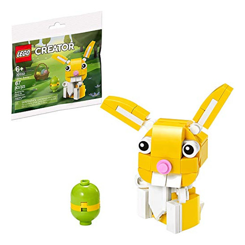 Bolsa De Plástico Lego Creator Con Forma De Conejo De Pascua