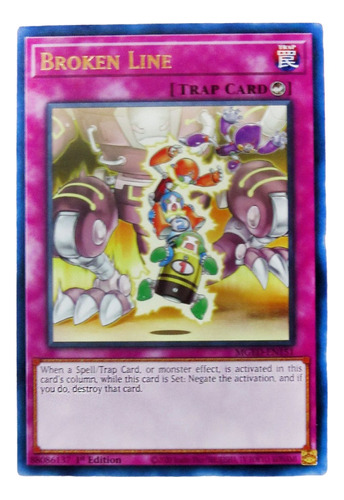 Carta Original Anime Yugioh Broken Line Trap Card Konami