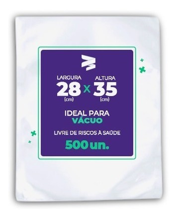 Embalagem / Sacos A Vácuo 28x35 - 500 Und