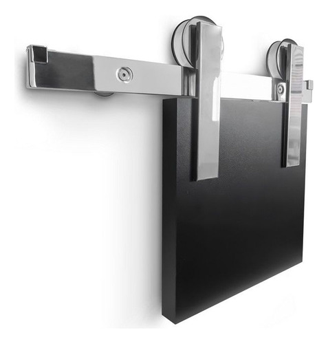 Porta Correr Completa Bbb 92x210 Maciça Tauari Trilho Mapaf