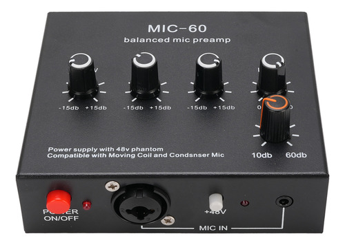 Pré-amplificador De Microfone Pré-amplificador De Microfone