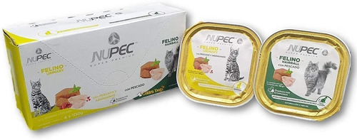 Alimento Nupec Felino 2 Urinary+2 Hairball 100g C/u=4 Latas