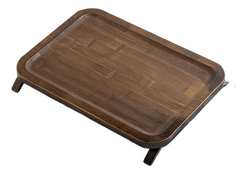 Bandeja De Bambú Para Servir Comida Con Patas, Bandeja De