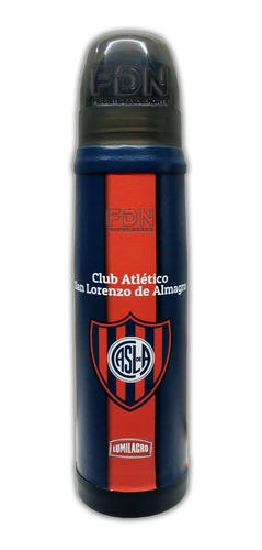 Termo Lumilagro Acero San Lorenzo Forrado Cuero - Fdn Pp