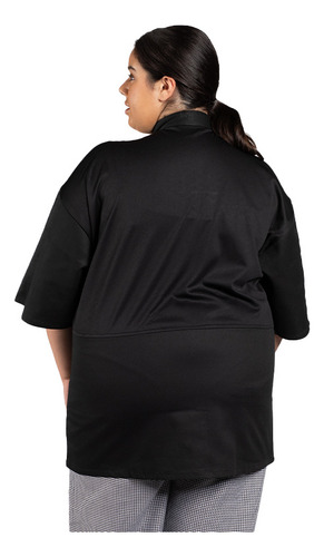 Chaqueta Chef Pro-vent Negra Uncommon 0430 - Uniformes Chef