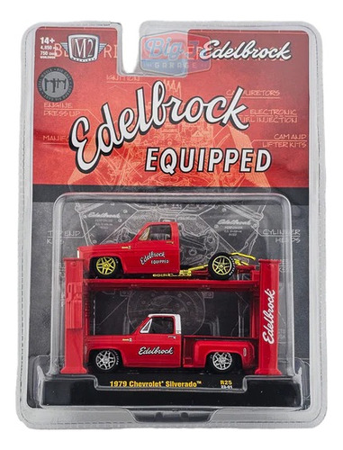 M2 Machines Chase 1979 Chevrolet Silverado Edelbrock Equippe