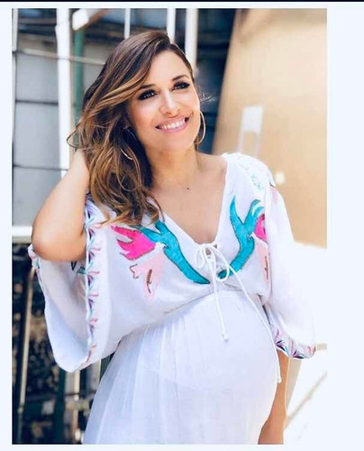 Maxisolero Bordado Vars Mujer Importado. Rebaja!