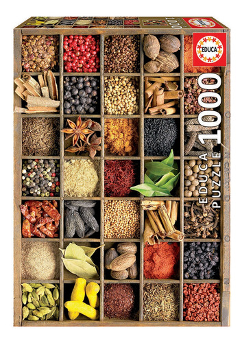 Rompecabezas Puzzle Educa 1000 Piezas Cocina Especias 15524