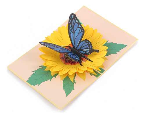 Tarjeta De Papel M Sunflower And Card Spring Greeting Beauti
