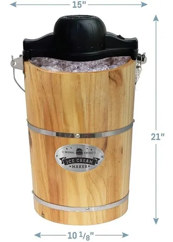 Máquina Nieve Garrafa Gelato Manual Y Eléctrica 6 Lts