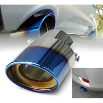 Comprar Cola De Escape Cromada Azul Quemada Flowmaster Tuning Jdm