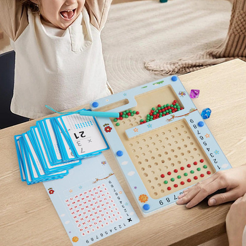 Tablero De Madera Para Multiplicación Y Suma De