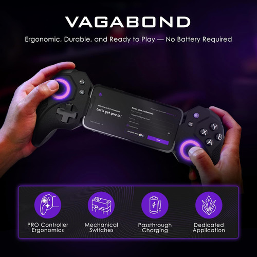 Vagabond Games Controller, Android, iPhone 16 (usb-c)