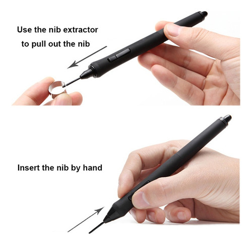 20 Pza Repuesto puntas pluma wacom Y 1 Nibs Remover