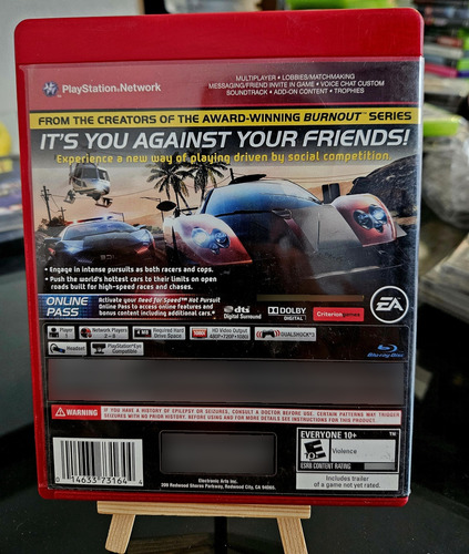 Need For Speed Hot Pursuit Ps3 (Usado)