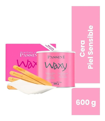 Waxy Cera Para Epilar Passini 600 Gms