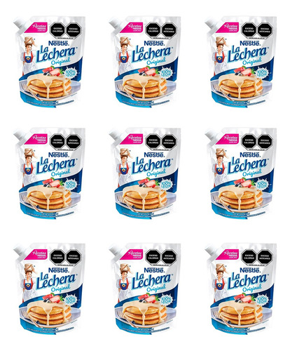 Leche Condensada La Lechera Original 670 G 9 Pzas