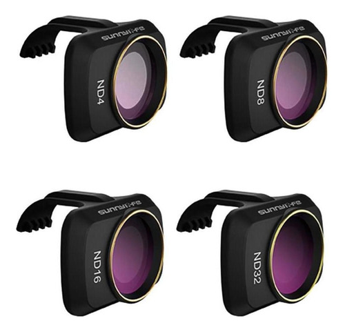 Filtro De Lente 4pcs Nd 4, 8, 16, 32 Para Drone Mavic Mini