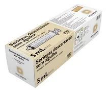 Comprar Seringa 5ml Sem Agulha Bico Luer Lock Rosca Caixa Cu002F100 Un