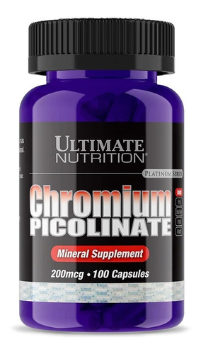 Ultimate Nutrition | Chromium Picolinate | 200mcg | 90 Caps