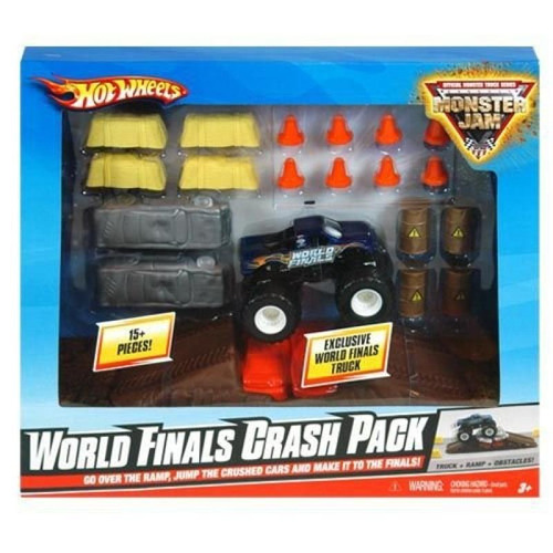 Set De Camioneta Monster Jam World Finals Crash Hot Wheels