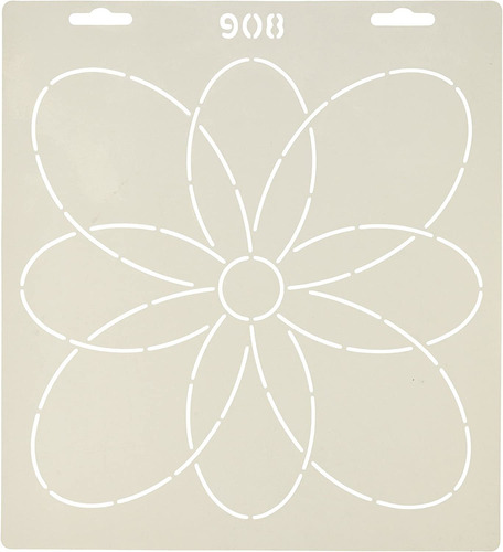 Quilting Creaciones Colcha De Flor Silvestre Stencil  9   