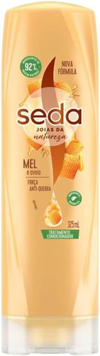  Condicionador Antiquebra Recarga Natural Mel E Aveia 325ml Seda