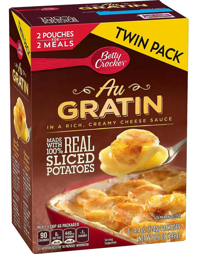 Betty Crocker - Patatas Gratinadas Au Hechas Con Queso Re