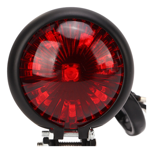 Freno De Luz Trasera Led Redondo Retro Para Motocicleta