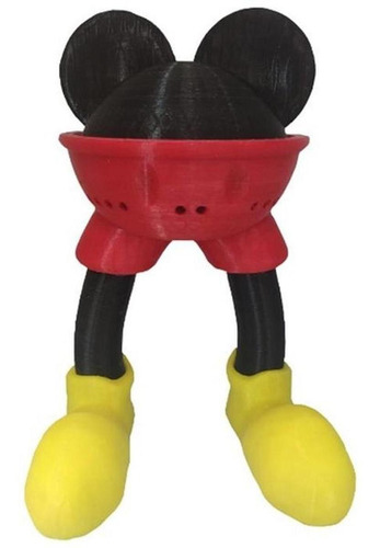 Adorno De Alexa Para Hogar, Mxmkd-001, 1 Pza, 22x23x15cm, N Color Rojo/negro