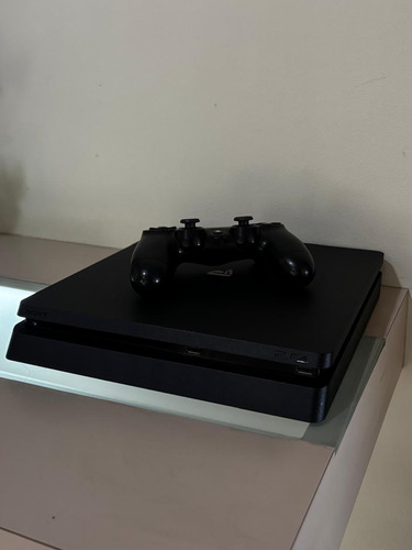 Playstation 4 Slim De 1 Tb Negra Usada 1 Mando +10 Juegos (Usado)