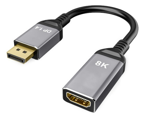 Adaptador Cable Displayport A Hdmi 8k Dp A Hdmi Ultra Hd