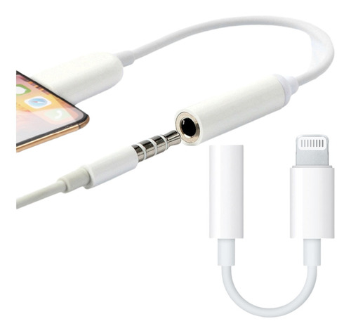 Adaptador De Audio Para iPhone Auxiliar A Lightning