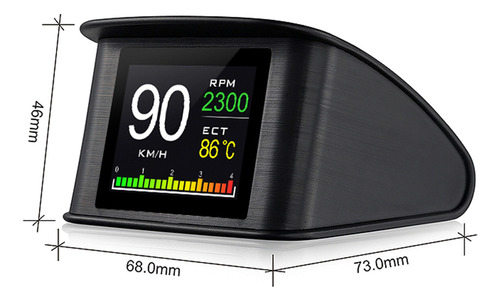 V Display Frontal Inteligente, Velocímetro Digital Obdii 2,