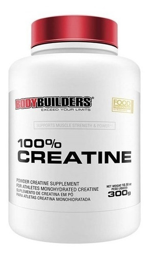 Suplemento em pó Bodybuilders  100% Creatine creatina 100% Creatine em pote de 300g