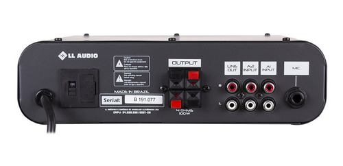 Imagem 4 de 9 de Receiver Amplificador Nca Sa100 Som Ambiente 100 Watts Ysm